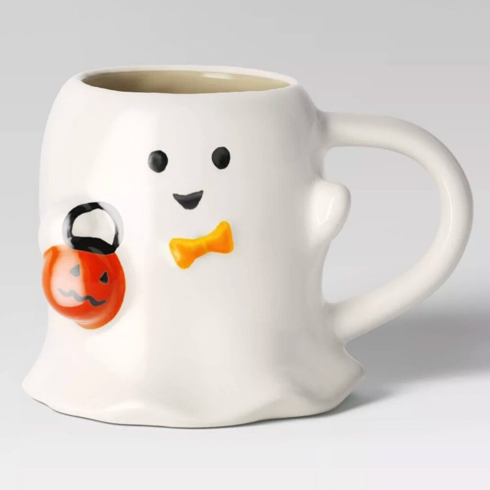 Bow Tie Ghost Mug NWT